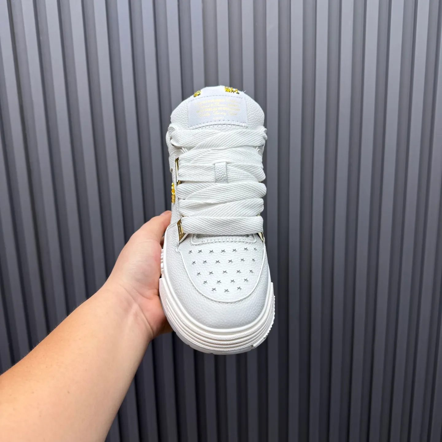 Men's shoes 💰660💰 AMIRI AMIRI trendy brand hot sale 🔥 Available all year round, couples 💑 Official website synchronization Imported fabrics 1⃣️ vs 1⃣️ replica, original factory special original sole, 35-45 (45. non-refundable)